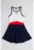 Rochie din amestec de bumbac cu logo brodat