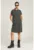 Rochie din amestec de bumbac organic cu guler polo