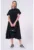 Rochie din amestec de bumbac organic cu snur in talie