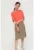 Rochie din amestec de in cu model colorblock