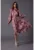 Rochie din amestec de matase cu cordon in talie Ghost