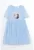 Rochie din bumbac cu model cu desene animate