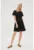 Rochie din bumbac neagra cu spatele descoperit