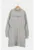 Rochie din bumbac organic cu logo brodat