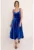 Rochie din catifea cu spate decupat Electra