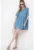 Rochie din denim cu broderie logo