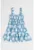 Rochie din denim cu imprimeu floral