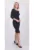 Rochie din jerseu de viscoza cu nervuri