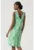 Rochie din lyocell cu imprimeu abstract