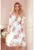 Rochie din sifon cu decolteu –