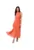 Rochie din sifon cu legaturi in jurul gatului –