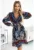 Rochie din sifon cu maneca lunga –