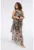 Rochie din tul cu animal print