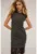 Rochie dreapta cu insertii de dantela