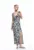 Rochie dreapta cu model animal print