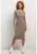 Rochie dreapta uni T377 cappuccino