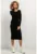Rochie dreapta uni T377 – negru