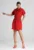 Rochie lejera – curea rosie – poliester