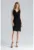 Rochie eleganta M135 – midi – poliester/elastan – negru