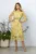 Rochie eleganta Saraia Galben Multi