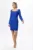 Rochie eleganta cu bust tip corset Karisha Albastra