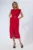 Rochie eleganta cu buzunare si crepeu Bernadette Rosie