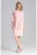 Rochie eleganta – cu curea – roz – poliester –