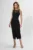 Rochie eleganta cu dantela si strass-uri Darby Neagra