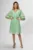 Rochie eleganta cu elastic in talie si maneci bufante Liviana Vernil
