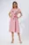 Rochie eleganta cu floare 3D si volan Pedra Rose