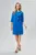 Rochie eleganta cu jabou si croi lejer Luce Albastra