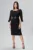Rochie eleganta cu maneci din voal decupate Karim Neagra