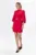 Rochie eleganta cu maneci trei sferturi bufante Mineli Fucsia