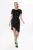 Rochie eleganta cu model petrecut si detalii 3D Simeea Neagra