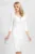Rochie eleganta de cununie alba cu decolteu inima