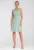 Rochie eleganta – decolteu la spate – din plasa – menta –