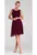 Rochie eleganta – decolteu la spate – plasa – visinie –