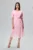 Rochie eleganta din crepe si satin cu fundita Bethia Roz