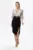 Rochie eleganta din crepe si voal cu buline Renatta Bicolora