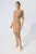 Rochie eleganta din crepe usor asimetrica cu maneci trei sferturi Briany Maro