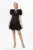 Rochie eleganta din dantela cu tull Naliny Neagra