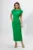 Rochie eleganta din licra cu umeri buretati Ceyda Verde Deschis
