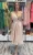 Rochie eleganta din material vaporos de culoare roz pudra