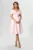 Rochie eleganta din neopren cu strass-uri si funda maxi Fiance Rose