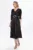 Rochie eleganta din satin cu decolteu in V Classy Neagra