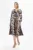 Rochie eleganta din satin cu imprimeu Finola Animal Print