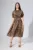 Rochie eleganta din satin cu imprimeu Hava Animal Print