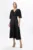 Rochie eleganta din satin cu maneci scurte asimetrice Tadeea Neagra