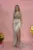 Rochie eleganta din tafta prevazuta cu broderie pretioasa cu flori 3D si perle