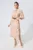 Rochie eleganta din vascoza cu imprimeu floral Pauline Nude